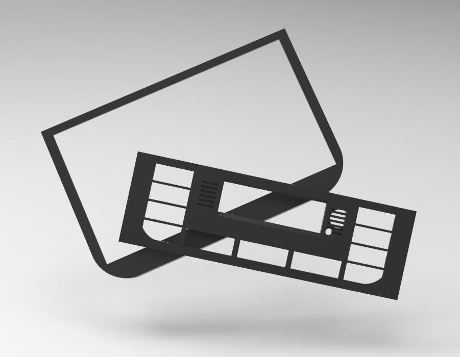 BMW E36 Double Din Fascia Kit - Digital HVAC